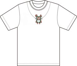 画像1: はま屋オリジナルTシャツ(2)白