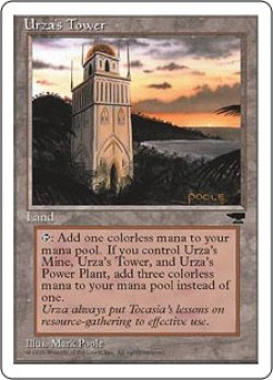 画像1: 【JPN/CHR/BB】ウルザの塔/Urza's Tower【Shore】【黒枠】