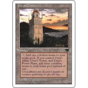 画像: 【JPN/CHR/BB】ウルザの塔/Urza's Tower【Shore】【黒枠】