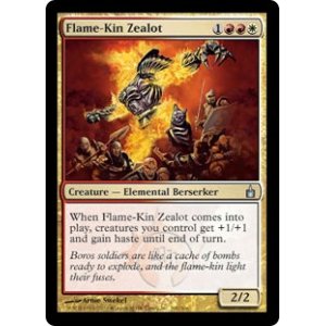 画像: 【JPN/RAV/Foil★】炎の血族の盲信者/Flame-Kin Zealot