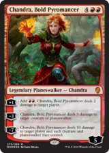 画像: 【JPN/DOM-PW/FOIL★】勇敢な紅蓮術師、チャンドラ/Chandra, Bold Pyromancer