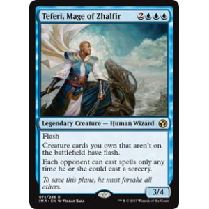 画像: 【ENG/IMA//FOIL★】ザルファーの魔道士、テフェリー/Teferi, Mage of Zhalfir 『R』 [青]