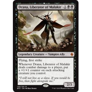 画像: 【ENG/BFZ/Foil★】マラキールの解放者、ドラーナ/Drana, Liberator of Malakir