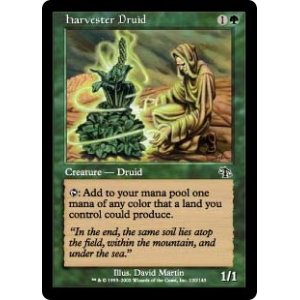 画像: 【JPN/JUD/Foil★】ドルイドの収穫者/Harvester Druid