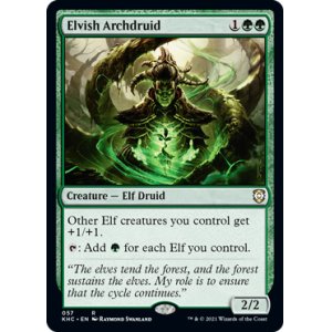 画像: 【ENG/KHC】エルフの大ドルイド/Elvish Archdruid