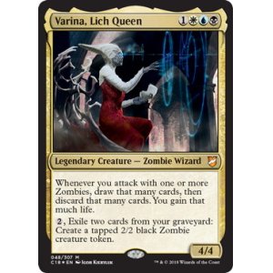 画像: 【ENG/C18/Foil★】リッチの女王、ヴァリーナ/Varina, Lich Queen