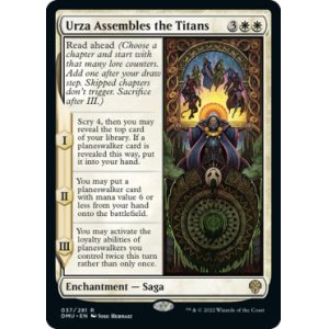 画像: 【ENG/DMU/Foil★】ウルザ、タイタンズを組織する/Urza Assembles the Titans [白] 『R』