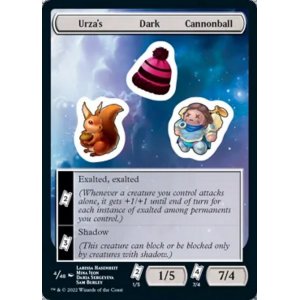 画像: 【ENG/UNF】Urza's Dark Cannonball【4】【ステッカー】