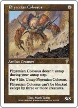 画像: 【JPN/7ED/Foil★】ファイレクシアの巨像/Phyrexian Colossus【EX-】