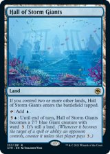 画像: 【ENG/AFR/FOIL★】ストーム・ジャイアントの聖堂/Hall of Storm Giants 『R』 [土地]