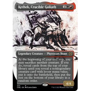 画像: 【ENG/ONE-BF/Foil★】るつぼのゴライアス、ケテク/Kethek, Crucible Goliath [マルチ] 『R』【S&C・F】