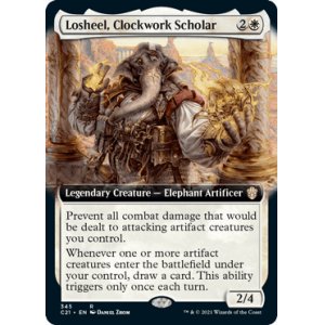 画像: 【ENG/C21】機械細工の学者、ロシール/Losheel, Clockwork Scholar【拡張アート】