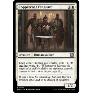 画像: 【ENG/MAT/FOIL★】銅纏いの先兵/Coppercoat Vanguard [白] 『U』