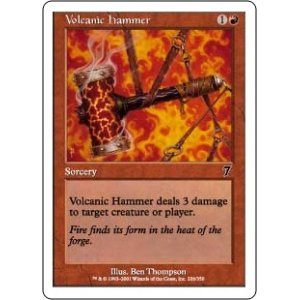 画像: 【JPN/7ED/Foil★】火山の鎚/Volcanic Hammer