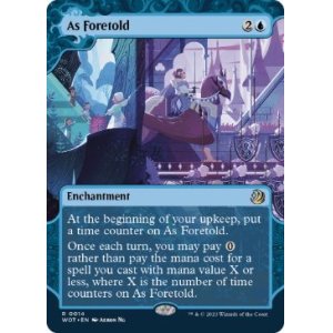 画像: 【ENG/WOT/FOIL★】予言により/As Foretold [青] 『R』