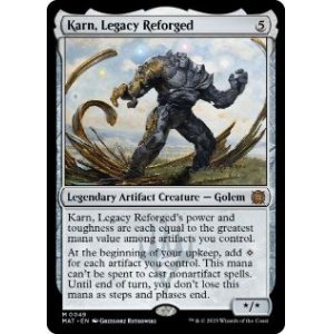 画像: 【ENG/MAT/FOIL★】再鍛されたレガシー、カーン/Karn, Legacy Reforged [茶] 『M』