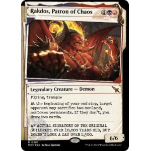 画像: 【ENG/MKM-BF/Foil★】混沌の守護者、ラクドス/Rakdos, Patron of Chaos [マルチ] 『M』【不可視インク】