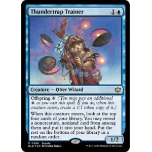 画像: 【ENG/PRM/Foil★】稲妻罠の教練者/Thundertrap Trainer【Bundle】