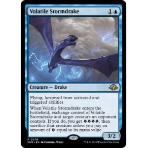 画像: 【ENG/MH3/FOIL★】荒れ模様のストームドレイク/Volatile Stormdrake