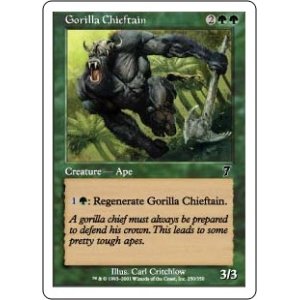 画像: 【JPN/7ED/Foil★】ゴリラの酋長/Gorilla Chieftain【EX-】