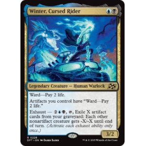 画像: 【ENG/DFT/Foil★】呪われし運転手、ウィンター/Winter, Cursed Rider [マルチ] 『R』