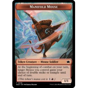 画像: 【ENG/BLB/Foil★】多様な鼠トークン/Manifold Mouse Token