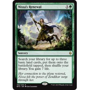 画像: 【ENG/BFZ】ニッサの復興/Nissa's Renewal 『R』