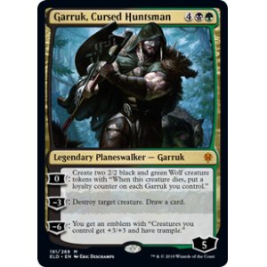 画像: 【ENG/ELD/FOIL★】呪われた狩人、ガラク/Garruk, Cursed Huntsman 『M』 [マルチ]