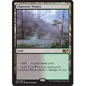 画像: 【ENG/M15】ラノワールの荒原/Llanowar Wastes