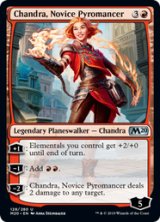 画像: 【ENG/M20/FOIL★】新米紅蓮術師、チャンドラ/Chandra, Novice Pyromancer 『U』 [赤]