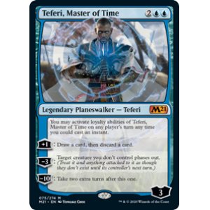 画像: 【ENG/M21】時の支配者、テフェリー/Teferi, Master of Time 『M』 [青]