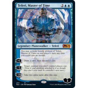 画像: 【ENG/M21-BF】時の支配者、テフェリー/Teferi, Master of Time 『青』【277】