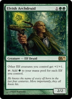 画像1: 【ENG/M11/Foil★】エルフの大ドルイド/Elvish Archdruid