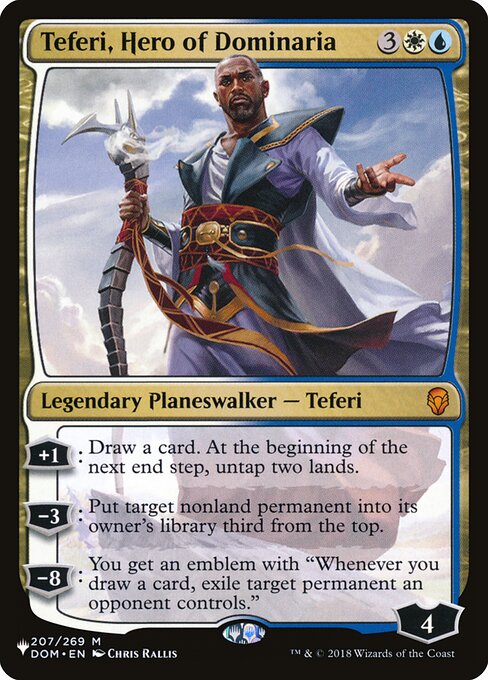 画像1: 【ENG/The List】ドミナリアの英雄、テフェリー/Teferi, Hero of Dominaria