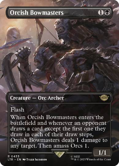 オークの弓使い/ Orcish Bowmasters (BF）Foil［LTR]-