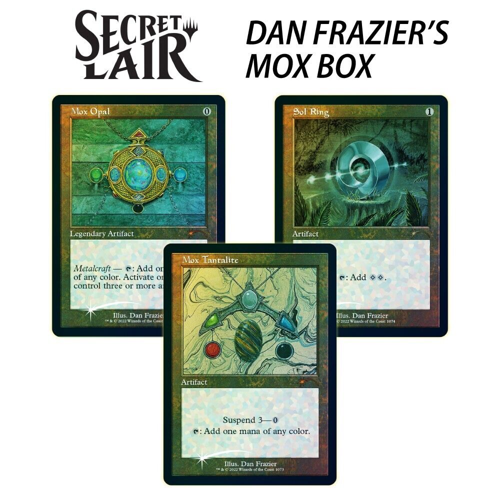 Secret Lair「Dan Frazier's Mox Box Foil Etched Edition」 [Secret 