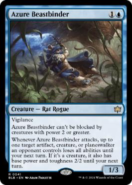 画像1: 【ENG/BLB/FOIL★】群青の獣縛り/Azure Beastbinder  [青] 『R』