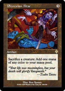 画像1: 【JPN/INV】ファイレクシアの供犠台/Phyrexian Altar