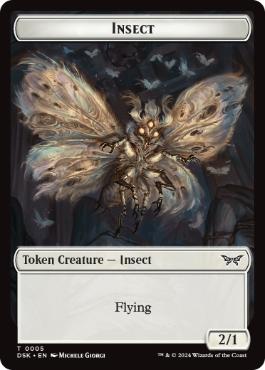 画像1: 【ENG/DSK/Foil★】昆虫トークン/Insect Token