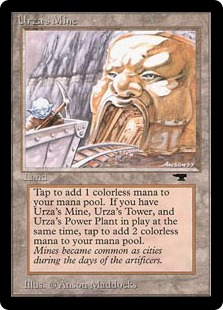 画像1: 【ENG/ATQ】ウルザの鉱山/Urza's Mine【Mouth】【EX-】